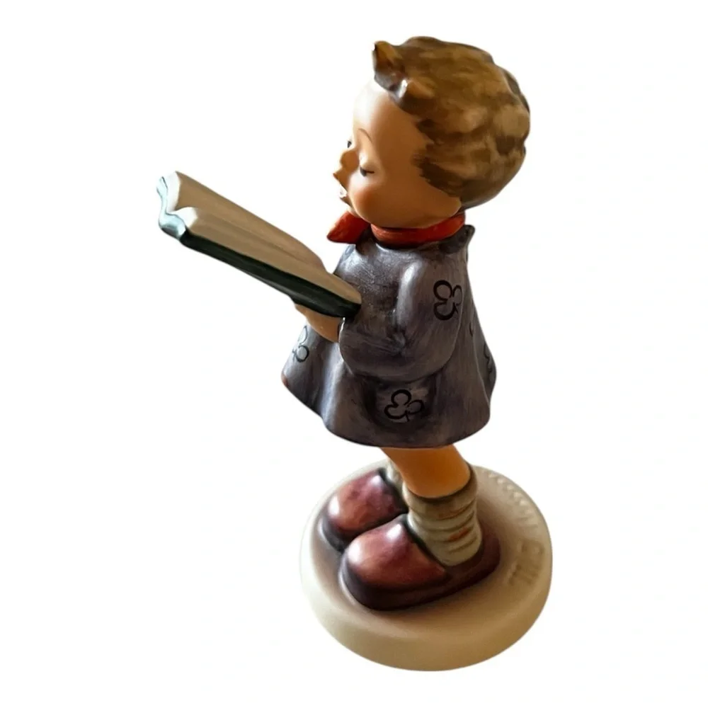 Goebel Child Figurine in Purple and Orange